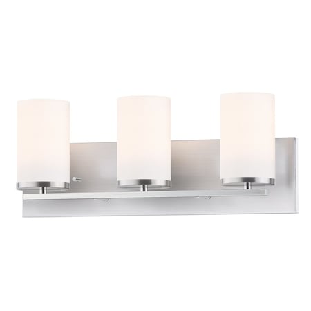 Maxim Lateral 3-Light Bath Vanity 10283SWSN